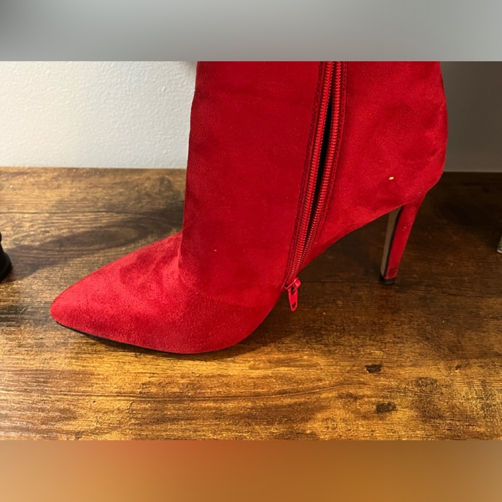Chinese Laundry red boots